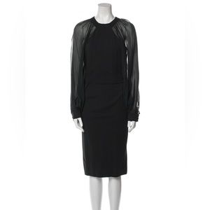GUCCI midi black dress